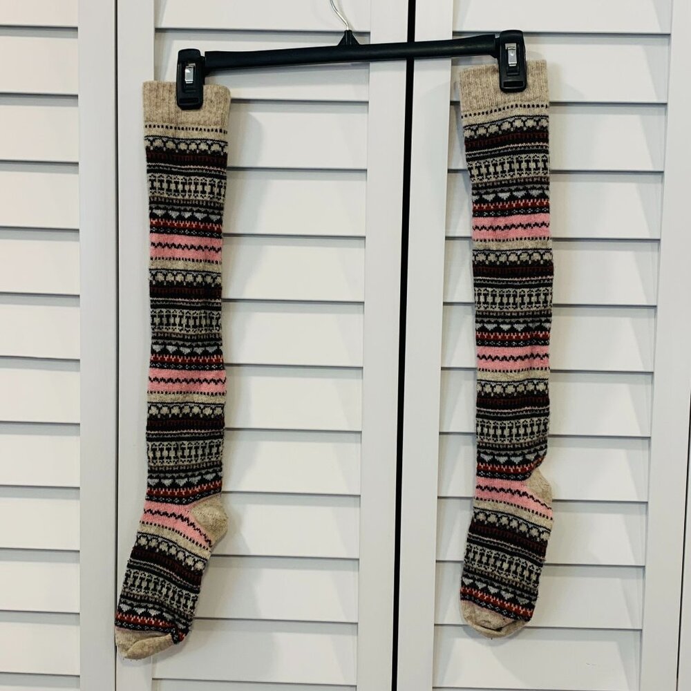Patterned Knee Socks